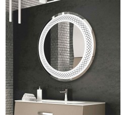 Овальное  Зеркало для ванной комнаты Uranus  LED